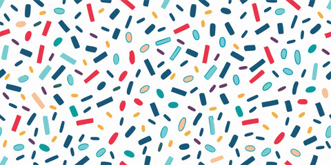 Abstract Colorful Confetti Pattern Background