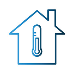 Thermometer icon design template