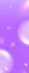 Hyaluronic acid and Niacinamide hair and skin solutions ad, purple collagen serum drop with cosmetic advertising background ready to use, illustration vector.