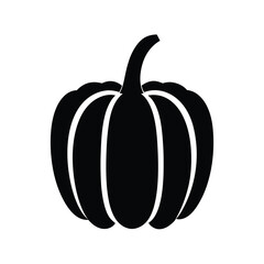 acorn squash vector silhouette icon - perfect for food, farming, or nutrition concepts.