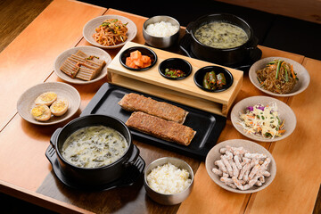Korean style table setting