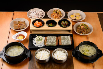 Korean style table setting