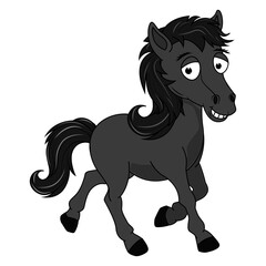 Cute Horse Animal Cartoon