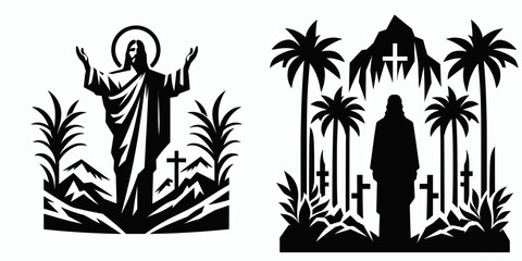 The Jesus in Garden of Gethsemane. Christian Art Nativity Crucifix Divine Salvation. savior at olive grove devotion agony faith belief redemption.