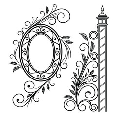 Oval, Shield and Circle Frames