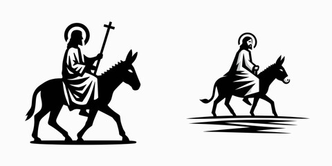 Fototapeta premium The Jesus Sleeping in Boat. Christian Art Nativity Crucifix Divine Salvation. Christ repose afloat divinity quietude ocean voyage and belief metaphor.