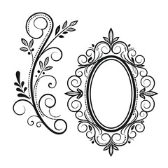 Oval, Shield and Circle Frames