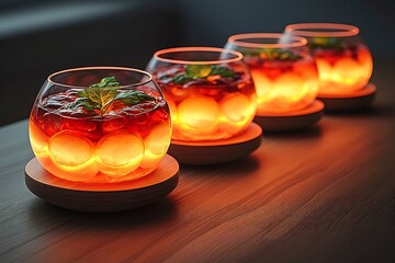 Vegetables encapsulated spherical glass orb glowing softly internal lighting ultra detailed texture cinematic lighting 8k resolution flawless symmetry no logo no blurry no unclear scene no human