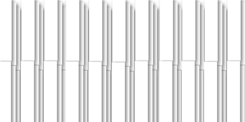 Geometric monochrome lines background. Vertical wall in white color for wallpaper and background. Abstract Geometric Pattern with Vertical Lines and Neutral Tones.