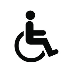 Accessible Icon Wheelchair User Symbol for Accessibility