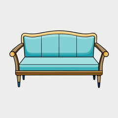 sofa isolated on white background