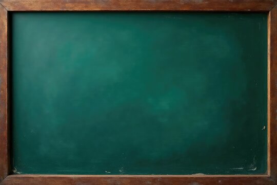 A vintage chalkboard with chalk smudges and a slightly worn surface, ready for writing , school, frame, retro