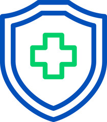 Obraz premium Health insurance. Life insurance. Urgent Medical Care. Healthcare. Hospital. Heart Health care. Health care finance