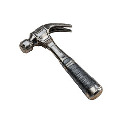 Close-up of a Claw Hammer with Textured Grip - Professional Tool