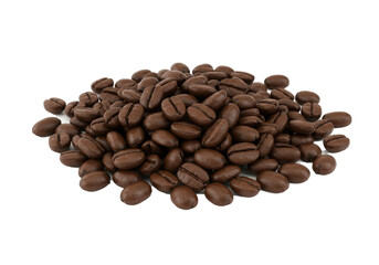 Obraz premium pile of roasted coffee beans PNG