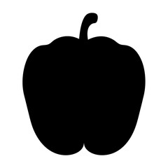 chayote vector silhouette icon - perfect for food, farming, or nutrition concepts.