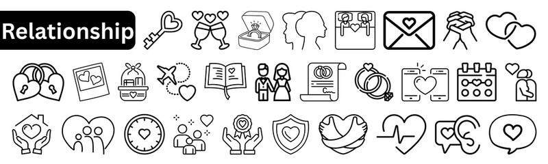 Relationship Related transparent png Icon Set