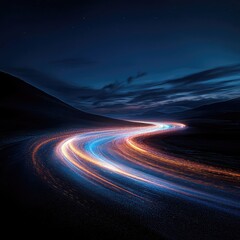 Moody Night Sky Background