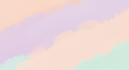 Obraz premium Abstract pastel colors watercolor style background with soft textured shapes