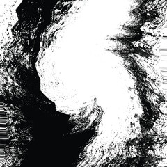 Black and white grungy abstract background. Grungy frame. Vector illustration
