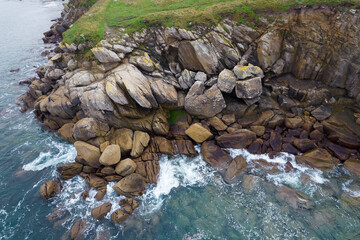 Coast in the Quiberon peninsula, Bretagne, France