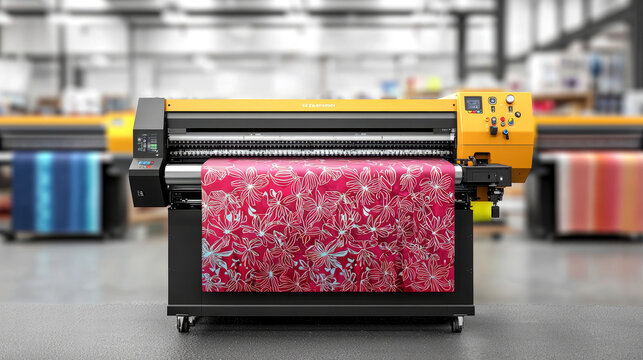High-performance digital textile printer designed for large-format dye sublimation and fabric heat transfer applications