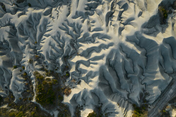 Badlands in Artieda, Zaragoza, Aragon, Spain