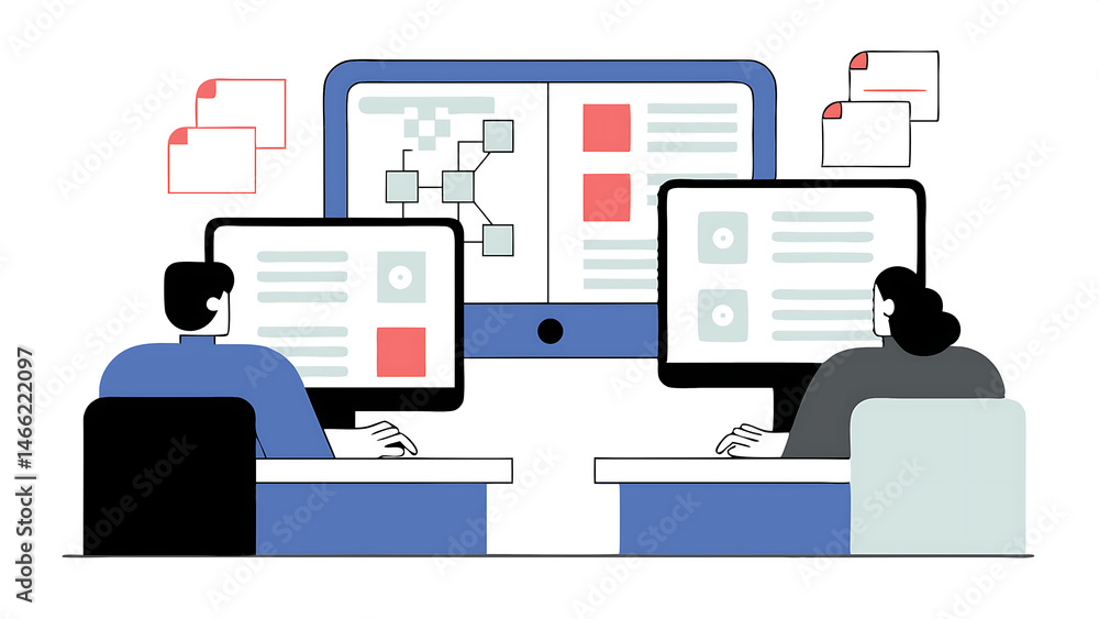 Poster document management system dms assessment form questionnaire checklist and clipboard task management