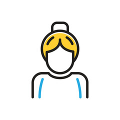 Multi color icon for wife