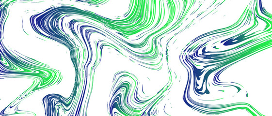 Abstract Green Marble texture background. Green and white mixing oil paint texture. Metallic chrome liquid marvel art design with silk fabric texture wave . Splash of paint. Colorful liquid.