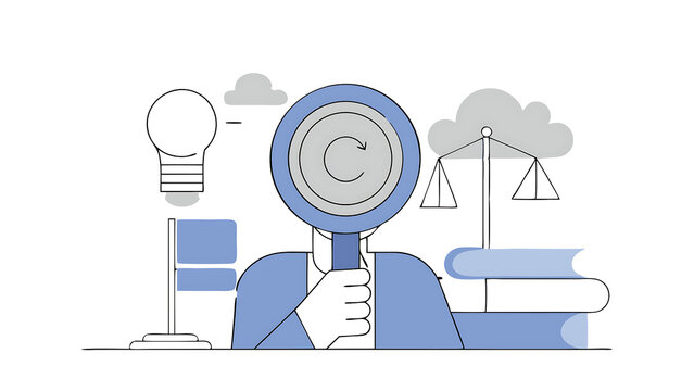 copyright or patent concept author rights and patented intellectual property copyleft trademark license businessman use laptop with copyright icon on virtual screen 74350026 1