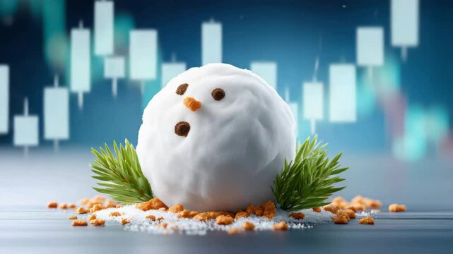 The snowball investment concept. Building long-term returns through investments in stocks, bonds, government securities, and commodities such as gold.
