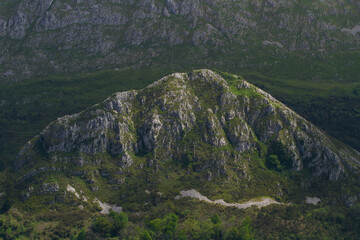 Obraz premium Mountains of Picos de Europa from Fitu Lookout, Parres, Asturias, Spain