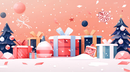 Festive Holiday Sale Banner for an E-Commerce Website – Cheerful, Eye-Catching, and Seasonal Promotion