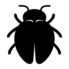 grasshopper vector silhouette icon - , ideal for wildlife, safari, and animal-themed illustrations.