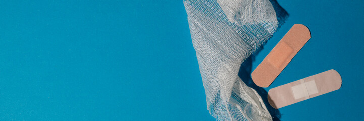 Tender tapestry of healing wraps and bandages whisper stories of mending on Wellness Wednesday,...