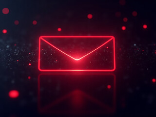 Digital communication message icon abstract background multimedia content futuristic viewpoint