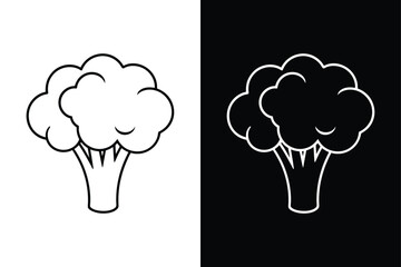 Broccoli Line Icon. Vector Outline for Web and App Design
