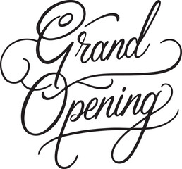 Fototapeta premium grand opening typography vector