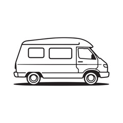 A red mini auto vector illustration depicts a small cartoon vehicle, ideal for transport and isolated on a background