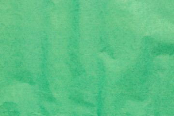 Green crepe tissue craft paper background backdrop. Craft hobby material concept.