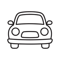 Obraz premium Retro auto vector illustration showcases a classic vintage car design