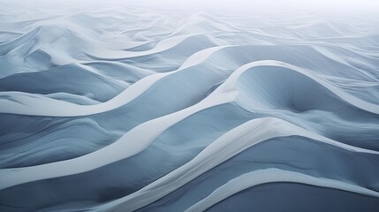 Obraz premium Aerial View of Glacier Textures with Minimalist Clean Lines Abstract Landscape Photography
