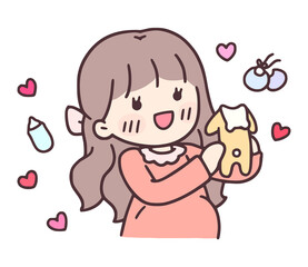 Mom Shopping for Baby Products