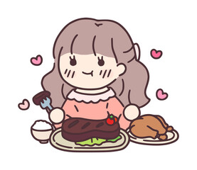 Pregnant Woman Craving Meat