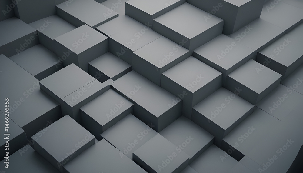 Poster abstract background with squares