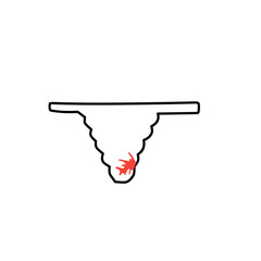 underwear stain icon