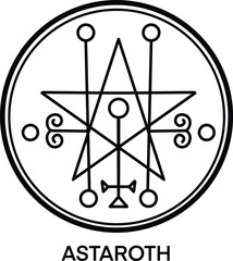 Astaroth Goetia Sigil Demon Symbol