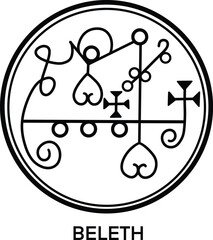 Beleth Goetia Sigil Demon Symbol