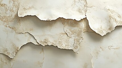 Textured, cracked plaster wall